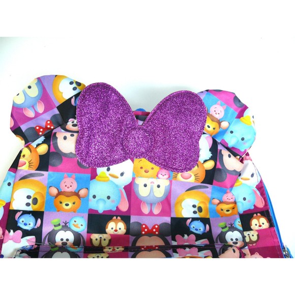 Disney Tsum Tsum Emoji Winnie the Pooh character Backpack School Bag Tote - Picture 7 of 8